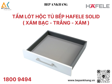 Tấm lót hộc tủ bếp Hafele Solid - 547.92.413 - Xám Bạc 